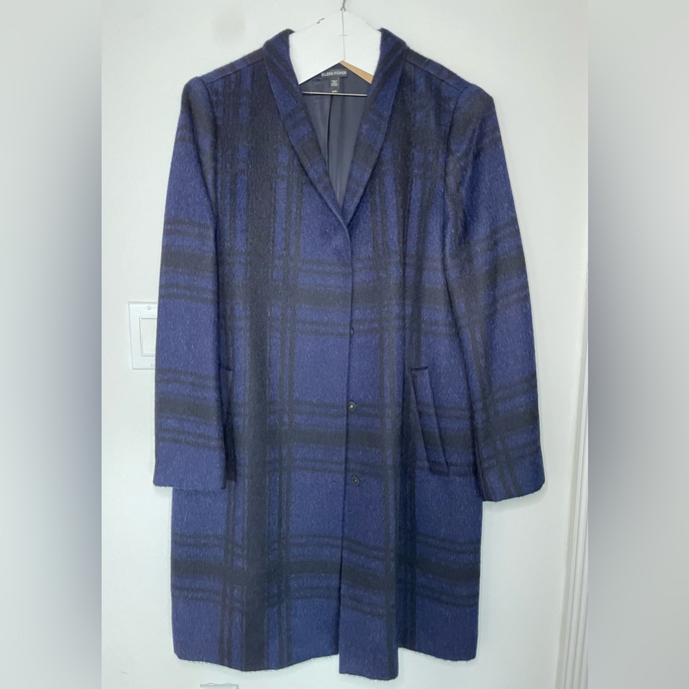Eileen Fisher Suri Alpaca & Wool Coat, Women's Size M